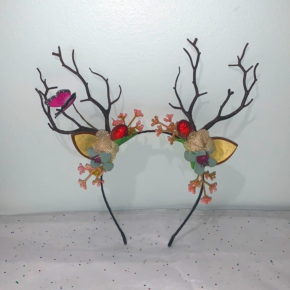 Women Girls Christmas Fairy Tale Flower Headband. - Picture 2 of 6